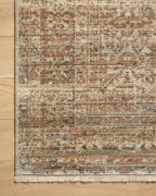 Loloi Amber Lewis Molly Collection MOL-01 Natural/Denim 9'-6" x 13'-6" Low Pile Area Rug