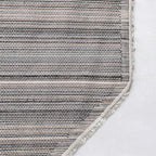 Unique Loom Solid Shag Collection Area Rug (6' 1" Octagon, Snow White)