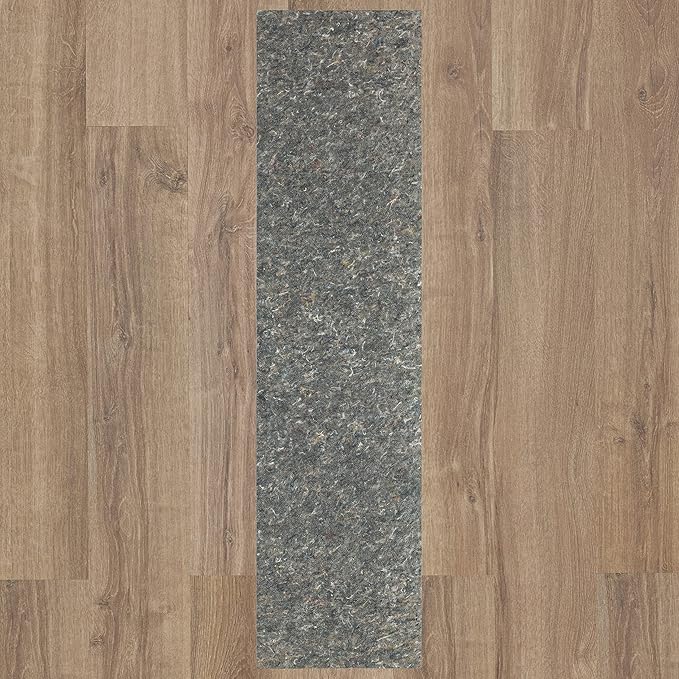 Mohawk Home 3' x 12' Non Slip Rug Pad Gripper 1/2 Thick Dual Surface Felt + Rubber Gripper - Safe for All Floors
