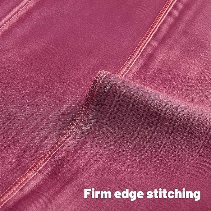 FUTEI Hot Pink Chenille Decorative Throw Pillow Covers 20x20 Inch Set of 2,Soft Cozy Striped Geometric Patterns Cushion Cases,Modern Home Decor for Couch Bed Living Room