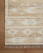 Loloi Angela Rose Rivers Collection RIV-04 Natural/Ivory 9'-3" x 13' Reversible Area Rug