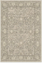RUGGABLE x Morris & Co Washable Area Rug – Montreal Natural Stone 4x6, Stain-Resistant, Non-Slip – Medium Machine Washable Rugs for Living Room, Bedroom, Hallway, Entryway & Office–with Standard Pad