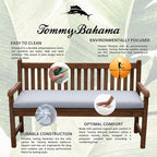 Tommy Bahama Bench Cushion, 50" X 16" X 2.5", Bamboo Bay Cloud