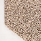 Unique Loom Solid Shag Collection Area Rug (6' 1" Octagon, Taupe)