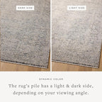 Loloi Amber Lewis Alie Collection ALE-01 Stone/Mist 5'-3'' x 7'-9'', .13'' Pile Height, Area Rug