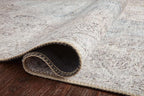 Loloi Loren Collection LQ-04 Silver/Slate 2'-6" x 7'-6" Runner Rug