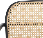 Safavieh Home Keiko White and Natural Cane Dining Chair