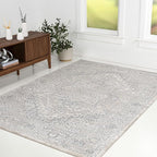 JONATHAN Y Vintage Medallion Indoor Area Rug Cream 8X10, Modern Boho for Living Room, Bedroom, Kitchen, Office, Easy-Cleaning, High Traffic, Pet-Friendly, Non-Shedding MDP100C-8
