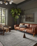 Loloi Magnolia Home by Joanna Gaines Jones Collection JON-04 Slate 2'-6" x 9'-9" Runner Rug