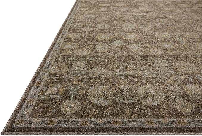 Loloi Magnolia Home by Joanna Gaines Mona Collection MOA-03 BARK/Natural 5' x 7'-8" Area Rug
