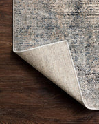 Loloi Teagan Collection TEA-05 Denim/Slate 11'-6" x 15' Area Rug, Large, Soft Neutral Rug, High-Traffic for Living Room, Bedroom, Home Office, Dining Area