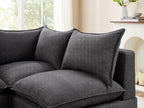 VANOMi Modular Sectional Sofa, 6 Seater Sectional Sofa Modular Sectional Couch for Living Room, U Shape Sofa