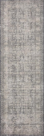 Loloi Amber Lewis Alie Collection ALE-03 Charcoal/Dove 5'-3'' x 7'-9'', .13'' Pile Height, Area Rug