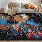 Nourison Home Color Splash Multicolor 7'10" x 9'10" Area Rug - Easy Clean, Non Shedding, Bed Room, Living Room, Dining Room, Kitchen (8' x 10')