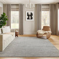 nuLOOM 11'6" x 14'6" Elfriede Jute & Cotton Hand Woven Area Rug, Elfriede Grey, Solid Rustic Farmhouse Style, Weaved Design, Natural Fiber, for Bedroom, Living Room, Hallway, Office, Entryway