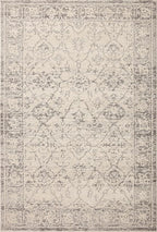 Loloi Magnolia Home by Joanna Gaines Gigi Collection GIG-02 Ivory/Stone 4'-0" x 6'-0" Accent Rug