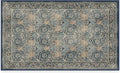 RUGGABLE x Morris & Co Washable Area Rug– Honeysuckle & Tulip Blue 3x5, Stain-Resistant, Non-Slip – Small Machine Washable Rugs for Living Room, Bedroom, Hallway, Entryway & Office–with Cushioned Pad