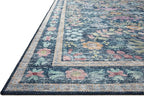 Loloi Rifle Paper Co. Maison Collection MAO-06 Blue/Multi 7'-6" x 9'-6", .19" Pile Height, Area Rug