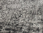 SAFAVIEH Evoke Collection 4' x 6' Black / Grey EVK256R Oriental Distressed Non-Shedding Living Room Bedroom Accent Rug