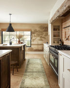 Loloi Magnolia Home by Joanna Gaines Banks Collection BAN-06 Natural/Granite 2'-3" x 3'-9" .13" Pile Height, Machine Washable, Accent Rug