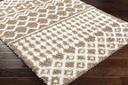 Livabliss Hapsburg Moroccan Shag Area Rug,9'3" x 12',Medium Brown
