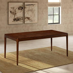 NTC Mingle 71 Inch Modern Design, Rectangular Dinner Table for Dining Room, Living Room Furniture, Effortless Assembly, Dark Walnut