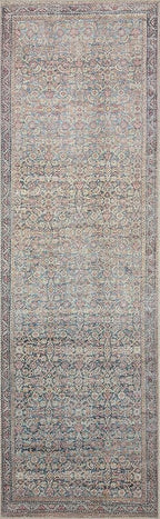 Loloi Adrian Collection ADR-04 Denim/Multi 2'-3" x 3'-9", .19" Thick Accent Rug