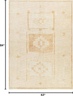 Livabliss x Becki Owens Solana Medallion Area Rug , 5'3" x 7', Peach