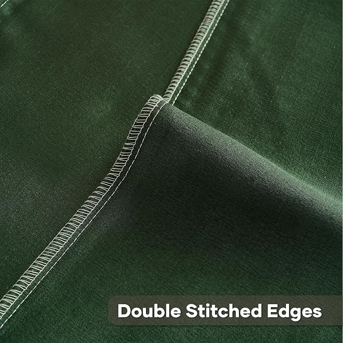 FUTEI Sage Green Decorative Throw Pillow Covers 24x24 Inch Set of 2,Soft Cozy Wheat Ear Striped Patterns European Cushion Cases,Modern Home Decor for Couch Bed Living Room