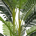 Christopher Knight Home Alene Set of 2 78.5''H Artificial Tree Indoor, Artificial Palm Tree with Nursery Pot, Tropical Style Faux Tree with Black Plastic Pot, Artificial Plant for Home Decor, Green