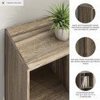 Signature Design by Ashley Shallifer 6 Cube Storage Organizer or Bookcase, Brown