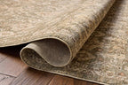 Loloi Chris Loves Julia Palma Collection PLM-03 Lagoon/Natural 2'-7" x 12'-0" Runner Rug Vintage Style Boho Living Room Bedroom Carpet