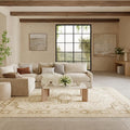 Nourison Home Pardis Ivory Beige 7'10" x 9'10" Area Rug - Easy Clean, Non Shedding, Bed Room, Living Room, Dining Room, Kitchen (8' x 10')