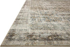 Loloi Amber Lewis Morgan Collection MOG-02 Navy/Sand 2'-3" x 11'-6" 38" Thick Runner Rug feat. CloudPile, Neutral, Room Décor, Vintage Inspired, Livingroom, Bedroom, Dining Area