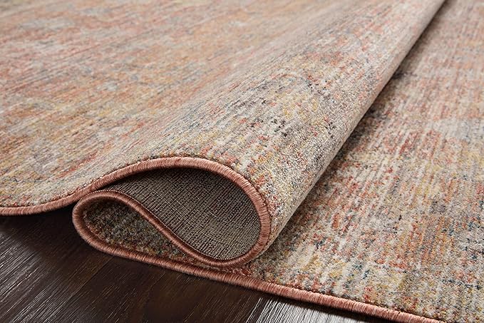 Loloi Magnolia Home by Joanna Gaines Millie Collection MIE-04 Sunset/Multi 11'-6" x 15'-7", .25" Pile Height, Area Rug