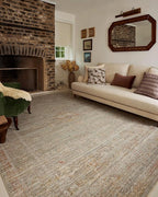 Loloi Chris Loves Julia Ida Collection IDA-05 Spa/Sunrise 2'-3" x 3'-10", .19" Pile Height, Accent Rug