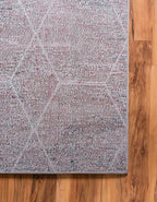 Unique Loom Trellis Frieze Collection Area Rug - Geometric (7' x 10', Blue Multi/ Ivory)