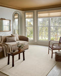 Loloi Magnolia Home by Joanna Gaines Henley Collection Ivory/Smoke 9'-3" x 13' Area Rug