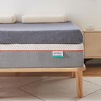VECELO Gel Infused Memory Foam Mattress Topper Queen Size, 4 Inch Fresh Cooling Mattress Pad with Washable Cover for Queen Mattress, Pain Pressure Relieve Bed Topper, Breathable, Comfort
