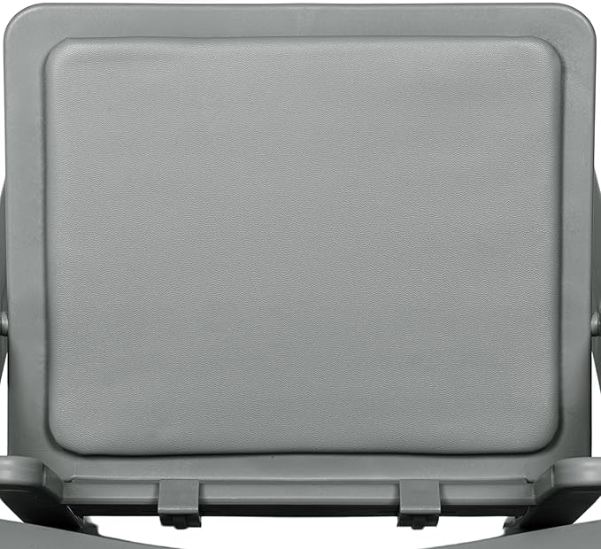 Flash Furniture Hercules Set of 10 Kids Gray Resin Folding Chair with Gray Vinyl Padded Seat