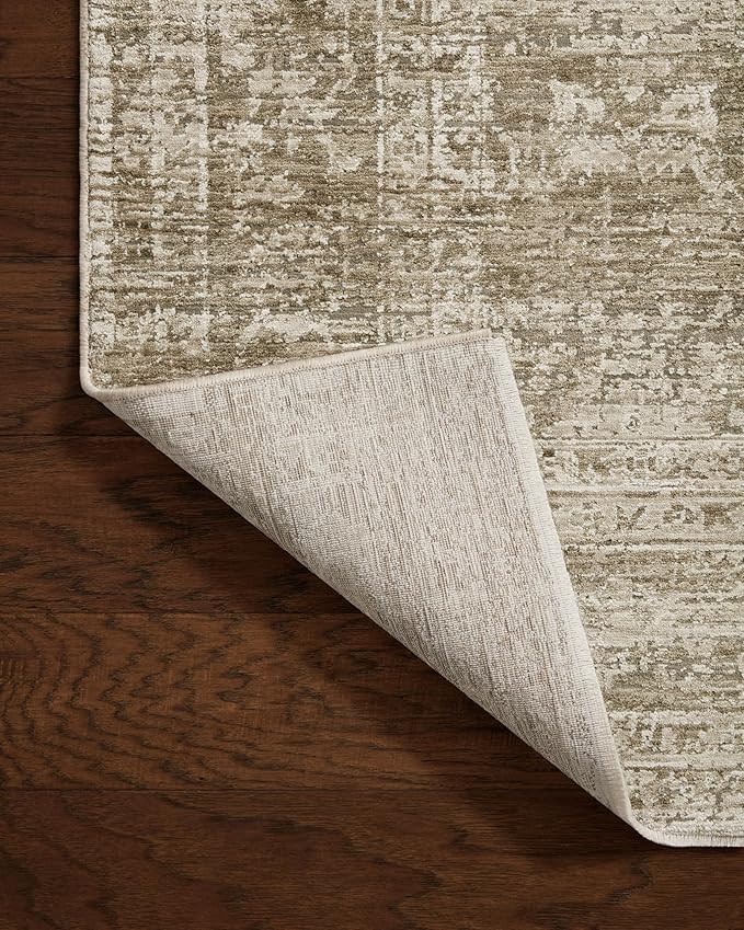 Loloi Amber Lewis Honora Collection HON-01 Khaki/Beige 6'-7" x 9'-2" Area Rug