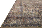 Loloi Amber Lewis Morgan Collection MOG-03 Denim/Multi 2'-3" x 11'-6" 38" Thick Runner Rug feat. CloudPile, Neutral, Room Décor, Vintage Inspired, Livingroom, Bedroom, Dining Area