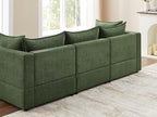 VANOMi Modular Sectional Sofa, 6 Seater Sleeper Sectional Sofa Modular Sectional Couch for Living Room, Sofa Bed-M