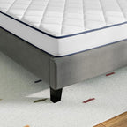 Novill 8 Inch Foam and Spring Hybrid Mattress, Twin Mattress in a Box, Medium Support, CertiPUR-US Certified Foam & Steel Coils, Durable Design, Guest and Youth Bedroom, Eco-Friendly Packaging