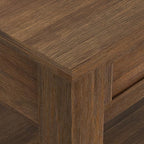 SIMPLIHOME Monroe SOLID ACACIA WOOD 22 inch Wide Square Rustic End Table in Rustic Natural Aged Brown for the Living Room and Bedroom