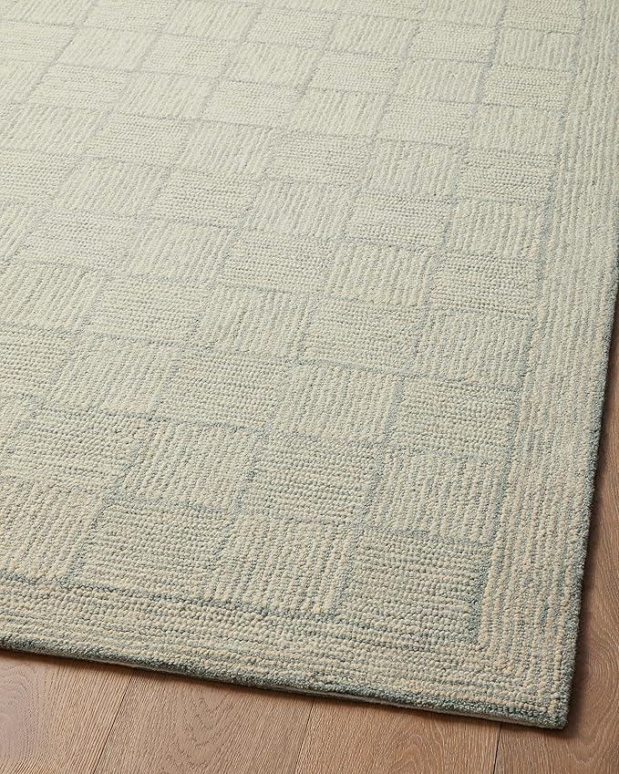 Loloi Chris Loves Julia Francis Collection FRA-03 Silver/Sky 3'-6" x 5'-6" Accent Rug
