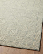 Loloi Chris Loves Julia Francis Collection FRA-03 Silver/Sky 3'-6" x 5'-6" Accent Rug
