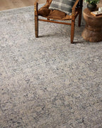 Loloi Amber Lewis Alie Collection ALE-01 Stone/Mist 5'-3'' x 7'-9'', .13'' Pile Height, Area Rug