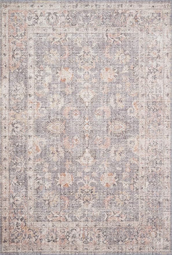 Loloi Skye Collection SKY-01 Grey/Apricot 2'-6" x 10'-0" Runner Rug