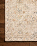 Loloi Chris Loves Julia Palma Collection PLM-11 Natural/Multi 7'-10" x 10' Fringe Area Rug Vintage Style Boho Living Room Bedroom Carpet